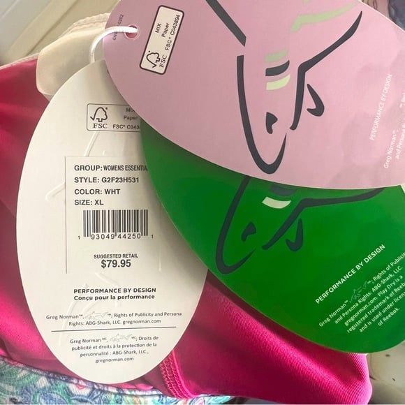 New with Tags Greg Norman Paisley Pull On Golf Tennis Athleisure Skort NWT - Picture 7 of 7